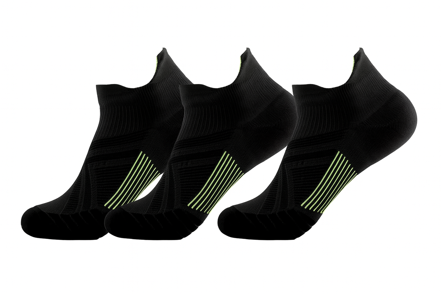 Storpack korta sportstrumpor med kompression