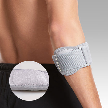 Tryckkudde som avlastar senfästet vid tennisarmbåge